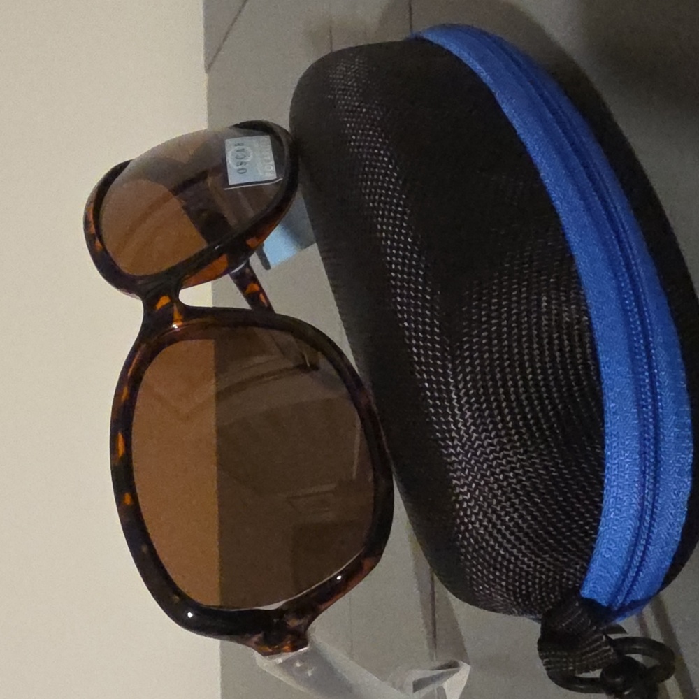 OSCAR by OSCAR DE LA RENTA NWT Tortoise Polarized Sunglasses - Picture 4 of 13